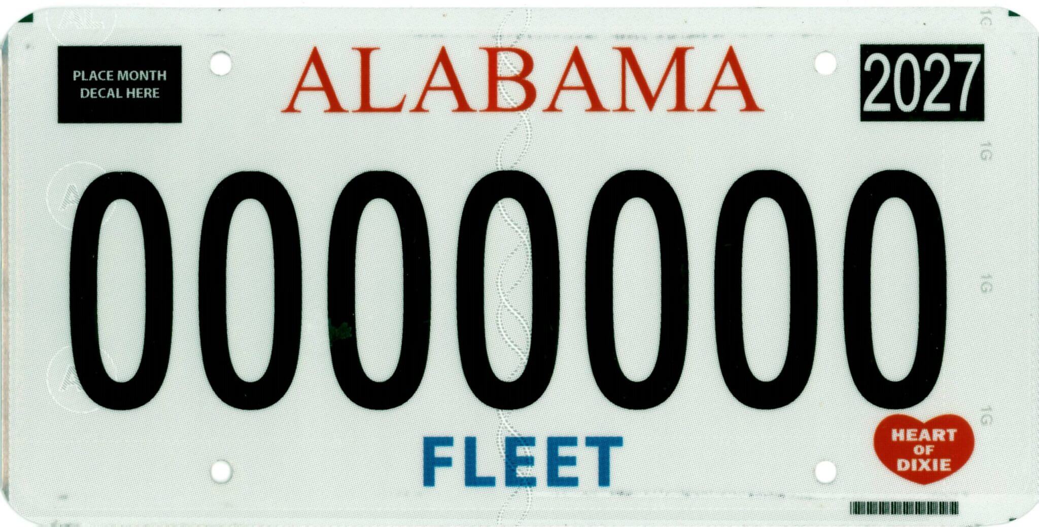 License Plates Archive Alabama Department of Revenue